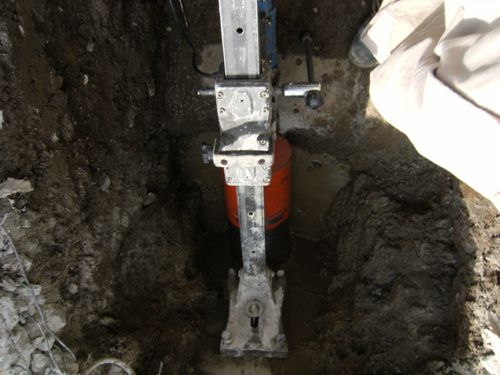 6 오수맨홀천공중