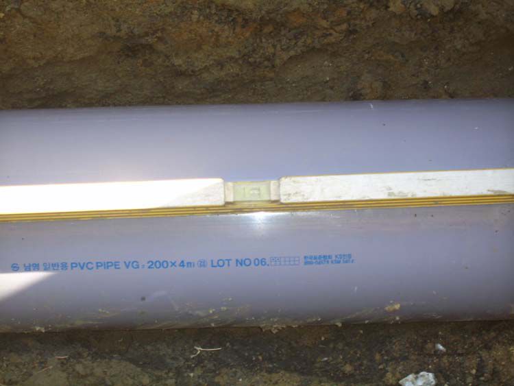 3 배관 수평보기